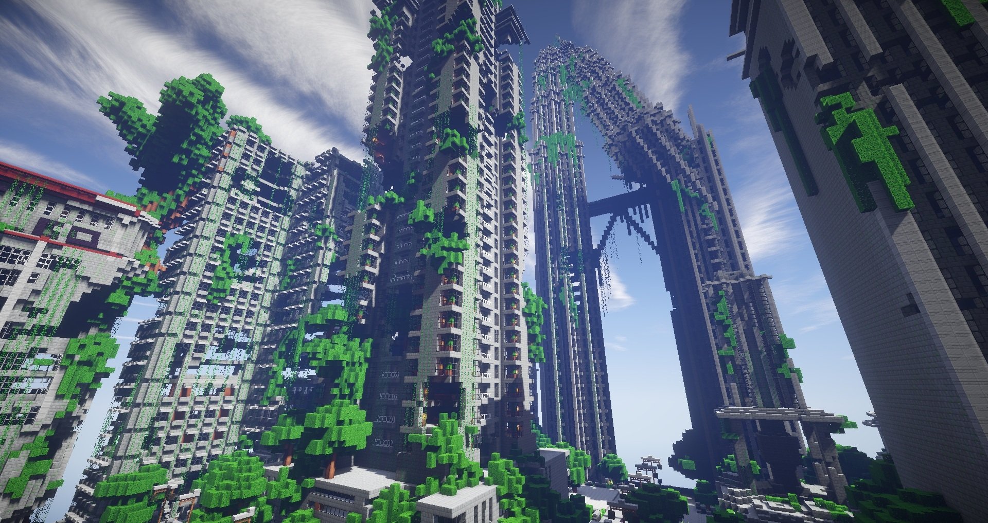 Minecraft Stadt